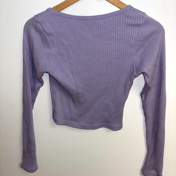 Purple Long Sleeve Brandy Melville - Picture 3 of 3
